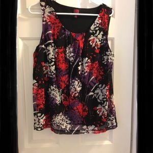 3/$15 212 collection sleeveless blouse mesh tank